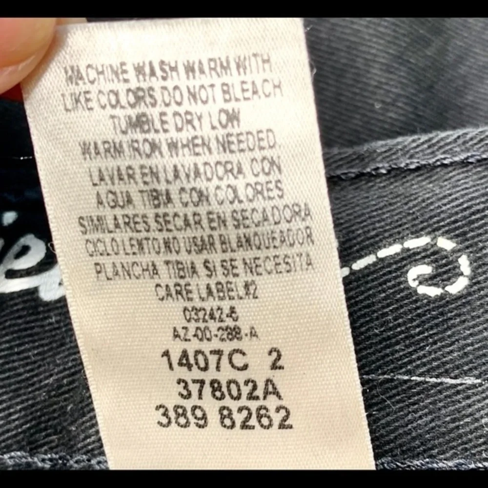 Arizona Adjustable Waist Black Flare Jeans Plus Sz